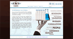 Desktop Screenshot of fusion-formulations.com