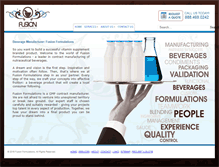 Tablet Screenshot of fusion-formulations.com